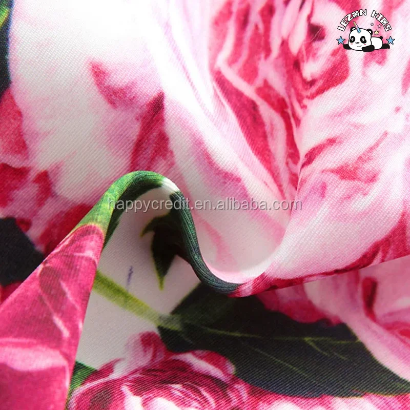LEZONKIDS - Conjuntos de moletom para crianças no atacado com design de moda fofo, calças bomber com zíper personalizado, impressão digital de flores, roupas infantis